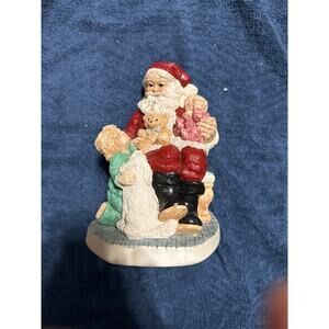 1987 Legend of Santa Claus by United Design-ON SANTA'S KNEE-Limited Ed. RETIRED